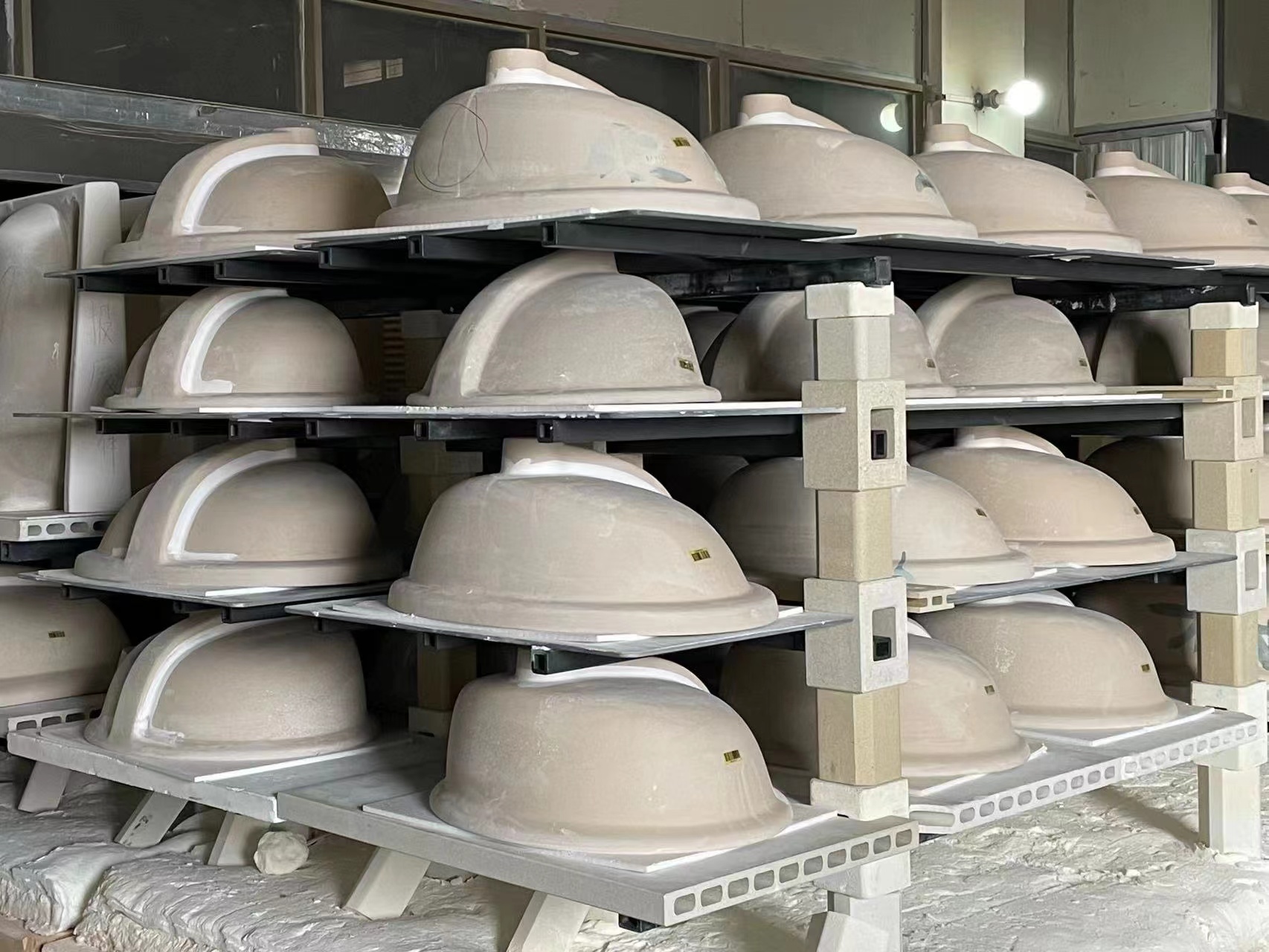 Cordierite Mullite Kiln Furniture Fitting Caps/ Connectors - Application: Refractory.