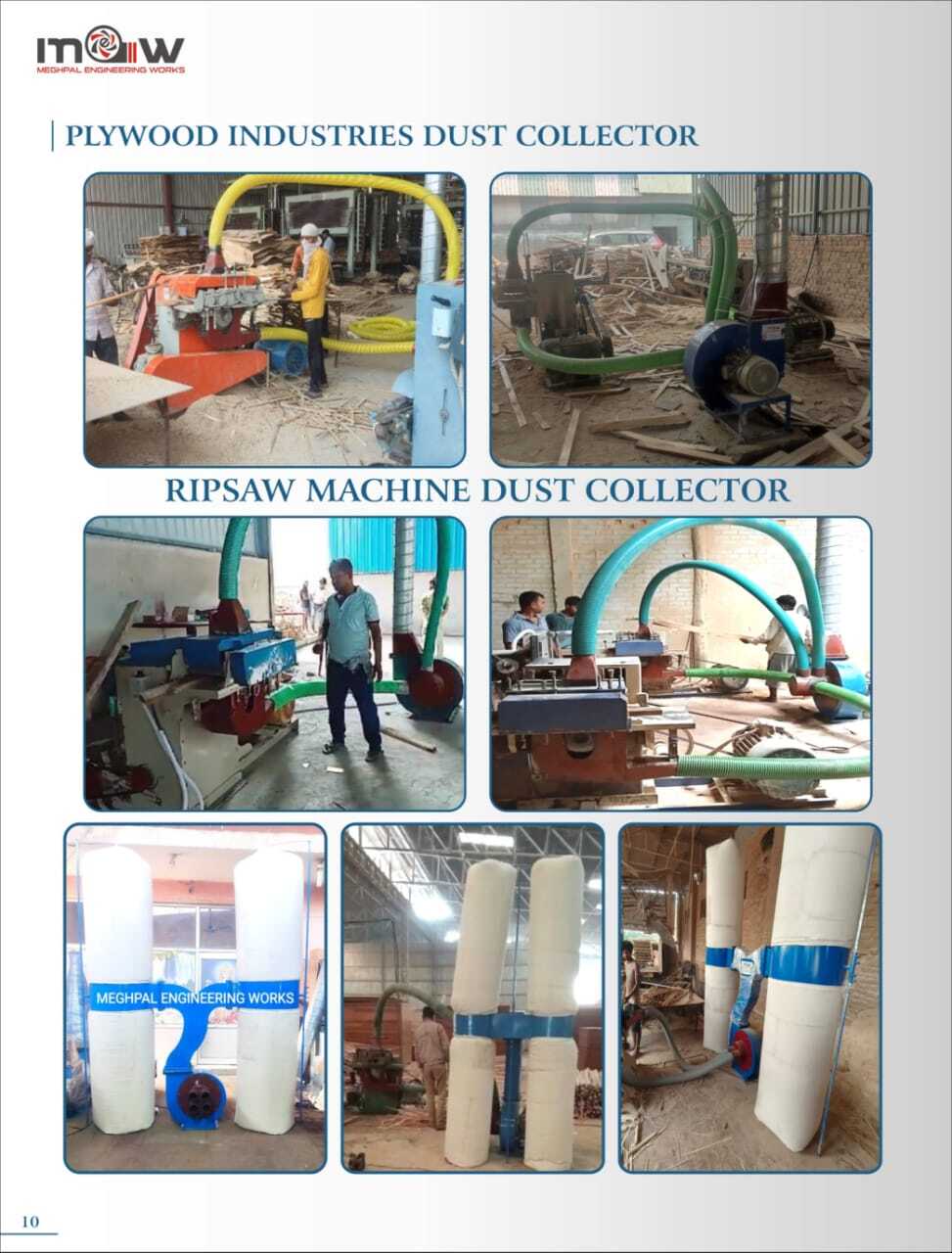 Cyclone Dust Collector - Stainless Steel, Automatic Operation | Efficient Dust Collection For Plywood Ripsaw Machinery