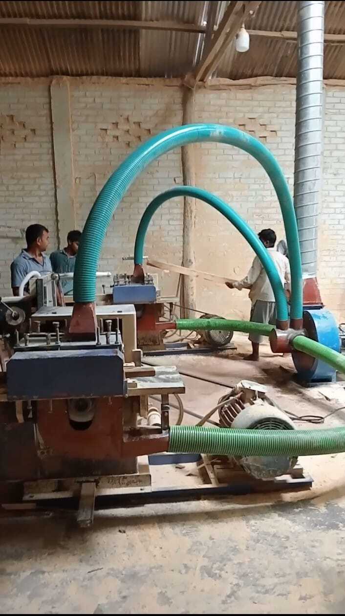 Cyclone Dust Collector - Stainless Steel, Automatic Operation | Efficient Dust Collection For Plywood Ripsaw Machinery