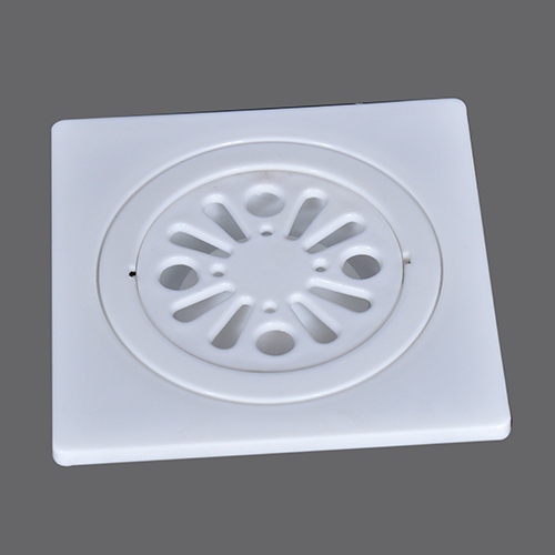 Bathroom Floor Trap - Color: White