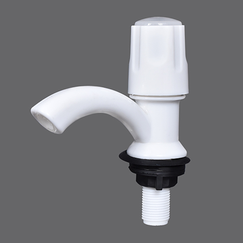 Plastic Pillar Tap - Color: White