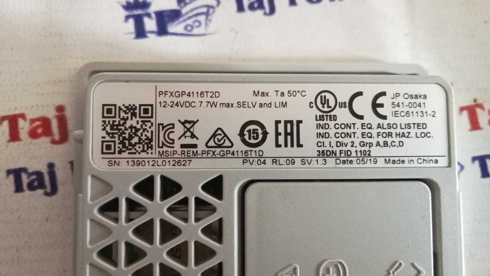 Pro-face Pfxgp4116t2d Hmi