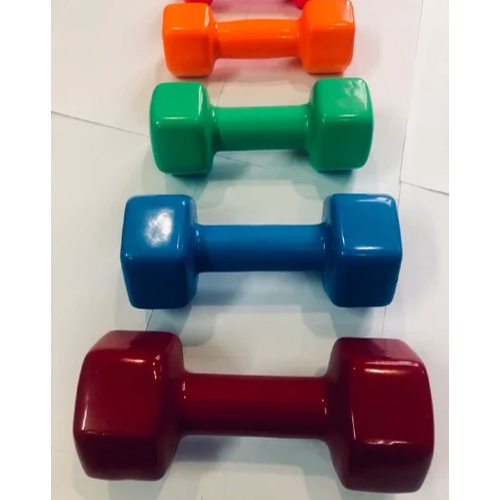 Vinyl Coated Dumbbell - 5 Kilograms (kg) | Heavy-Duty Design for Strength Gain, Multipurpose Exercise, Commercial Use, Manual Operation, Warranty Included