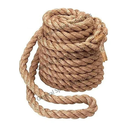 Tug Of War Rope Jute - 20m Length, 25mm-38mm Diameter | Brown Rustic Twisted Design, Ideal For All Ages Sports Activities