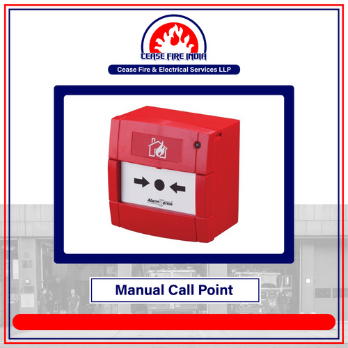 Manual Call Point - Durable Plastic Housing | Emergency Activation Button with Clear Instructions and Visual Indicators