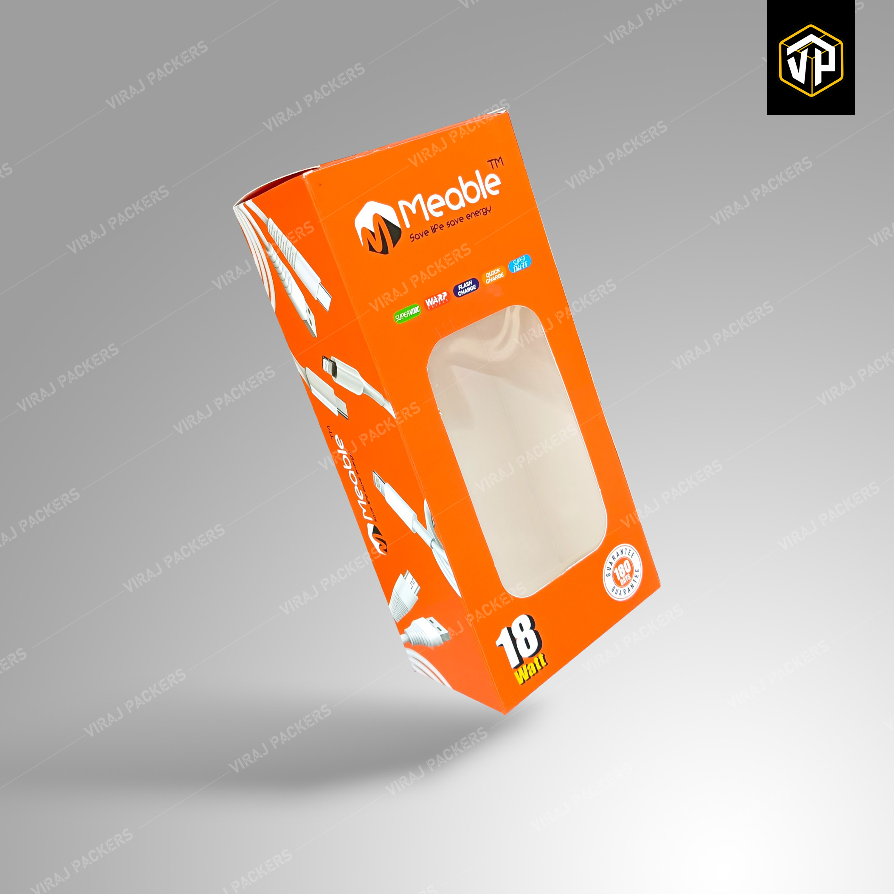 Customized Data Cable Packaging Boxes - Paper, Customized Size, Spot Uv Finish | High-resolution Printing, Secure Closures, Eco-friendly Materials