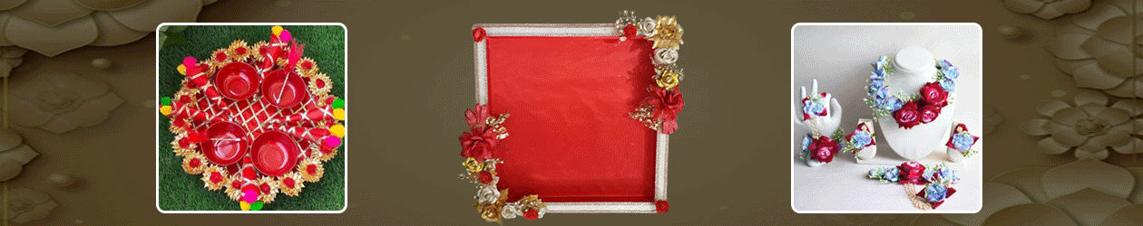 Decorative Saree Packing Tray Decorative Saree Packing Tray