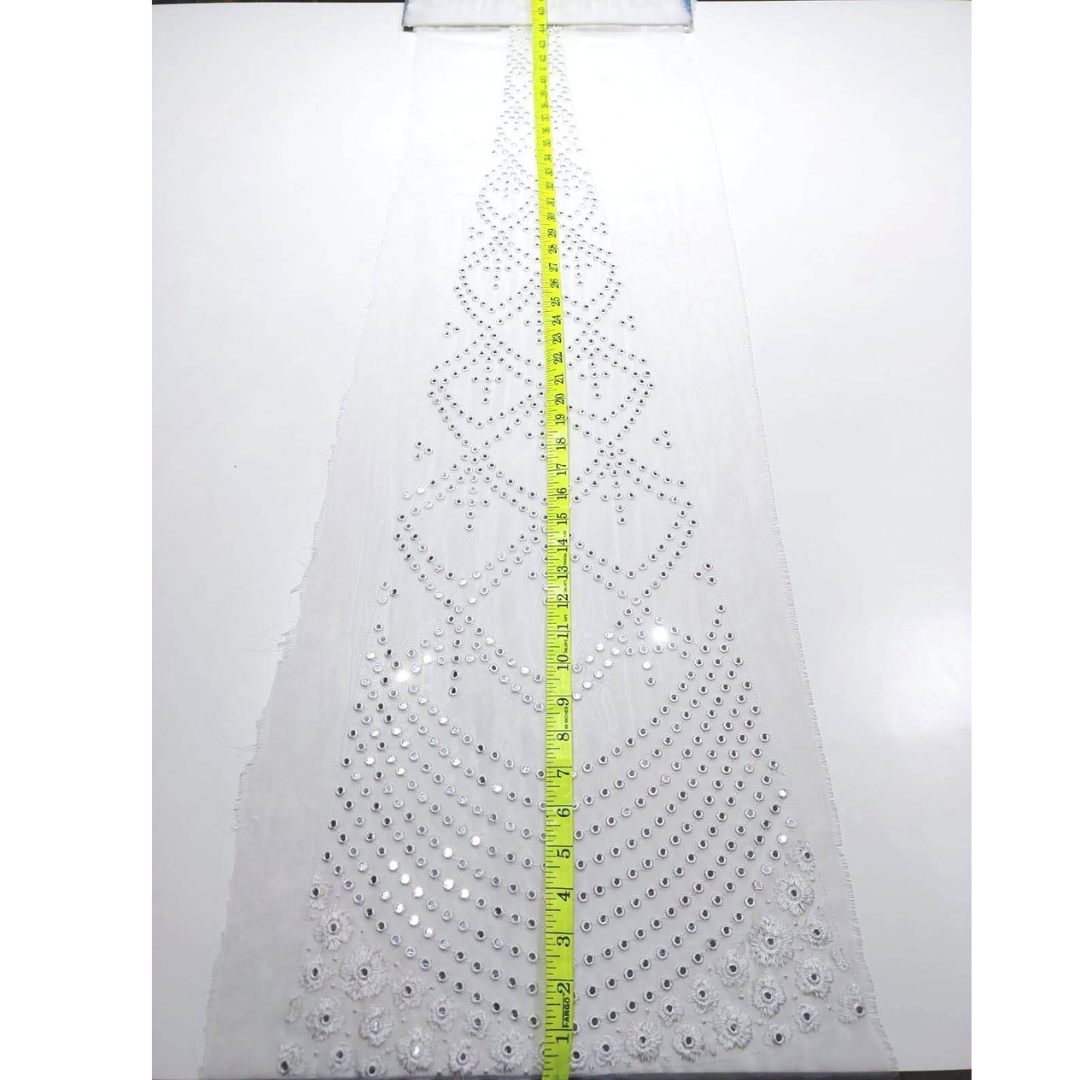 Georgette Mirror Work Lehenga For Festive Occasions