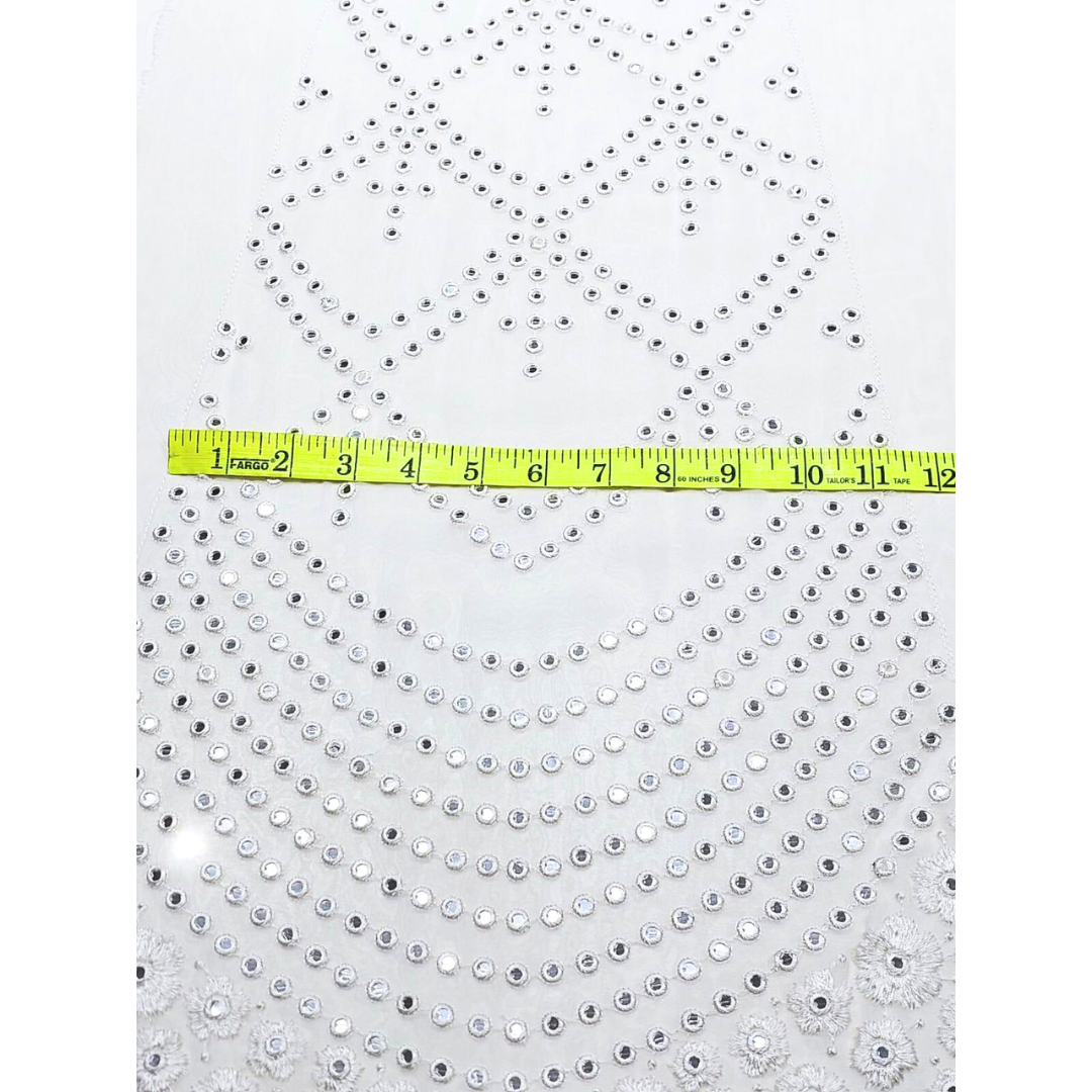 Georgette Mirror Work Lehenga For Festive Occasions