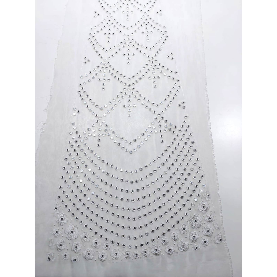 Georgette Mirror Work Lehenga For Festive Occasions