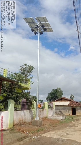 jd Solar Street Lights - Metal, 8-12 Meters Height, IP65 Rating, 50-200W LED Wattage | Bright Light, Durable Design, Solar Powered, Energy Saving