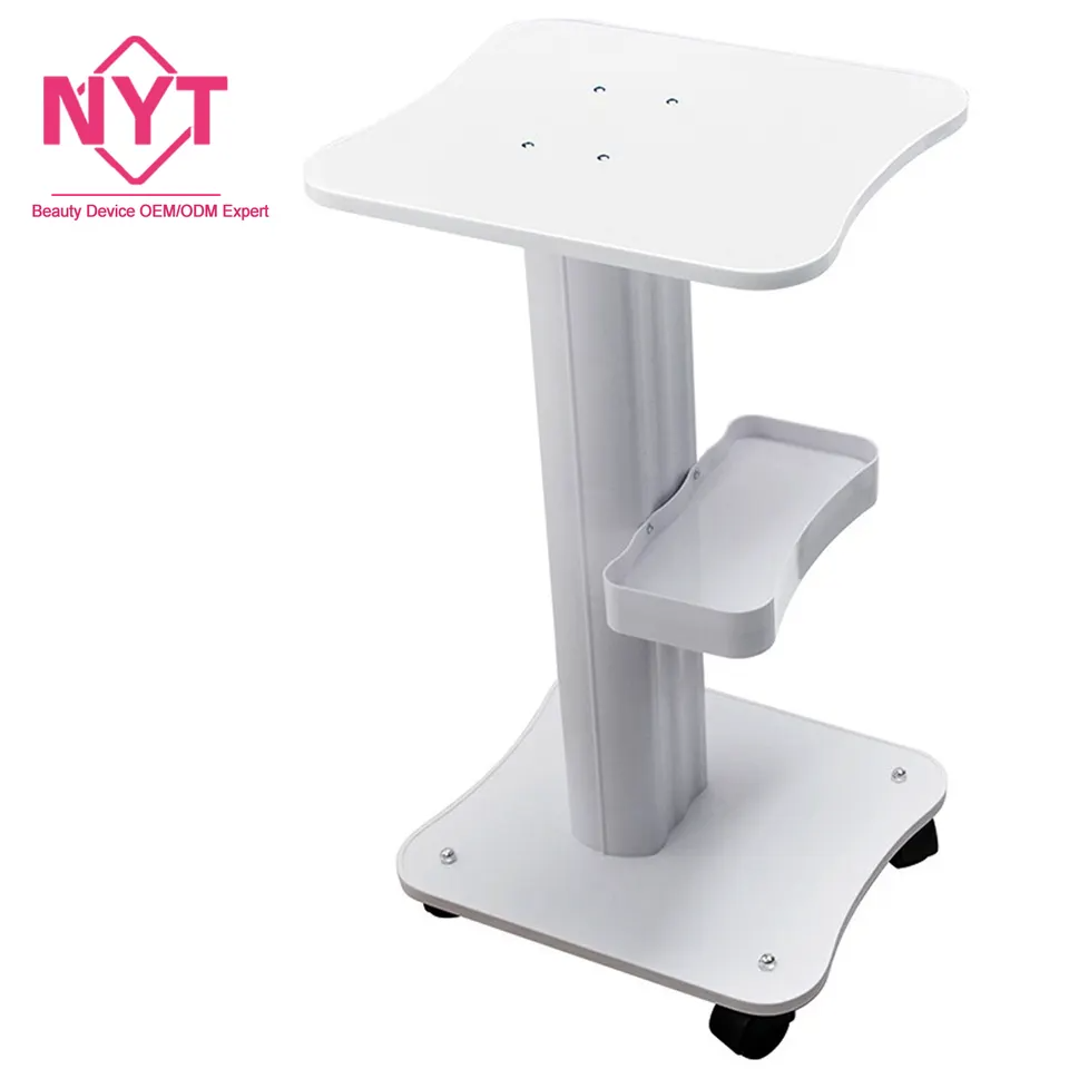 Salon Trolley With Adjustable Trays Hair Salon Equipment Mobile Trolley