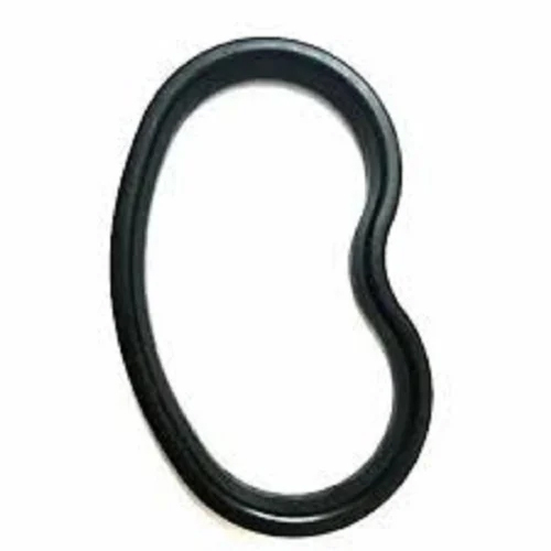 Concrete Pump Seal - High-Quality Polyurethane, 12mm Diameter x 2mm Thickness, Black, Hydraulic Style for Industrial Use