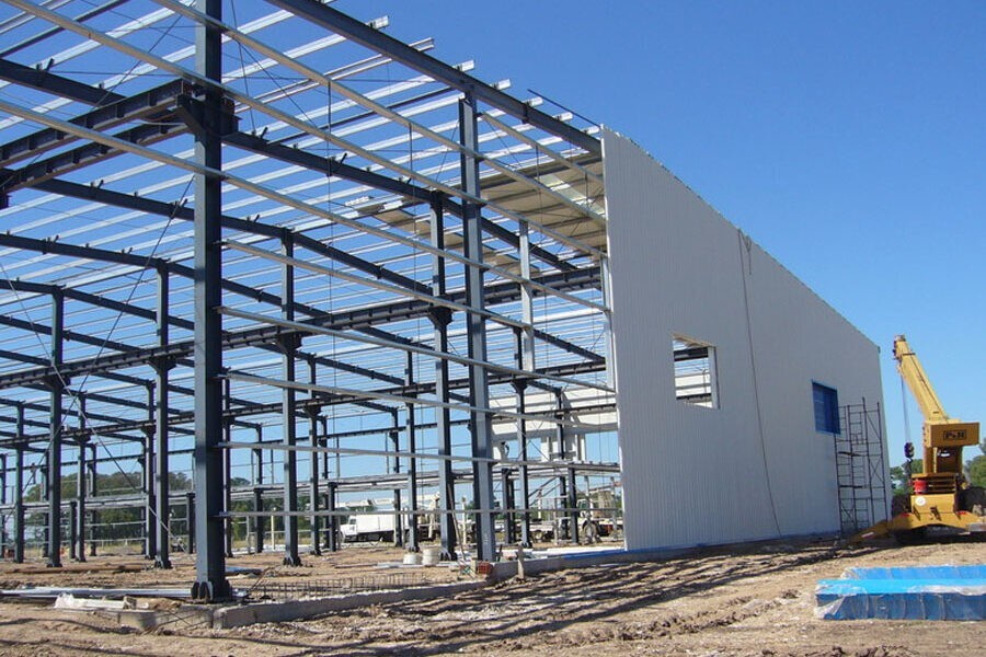 Prefabricated Steel Structures - High-quality Steel, Durable Design, Color As Per Requirement, Modular Units For Warehouses & Industrial Applications