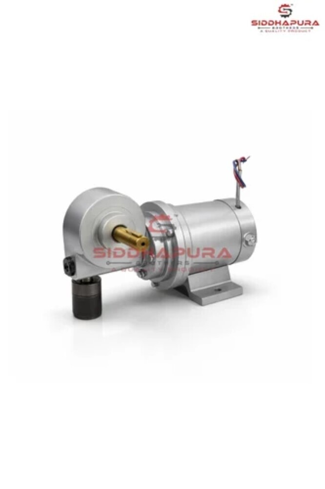 Electric Worm Gear Motor - Color: Silver