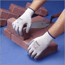 कंक्रीट ब्लॉक दस्ताने