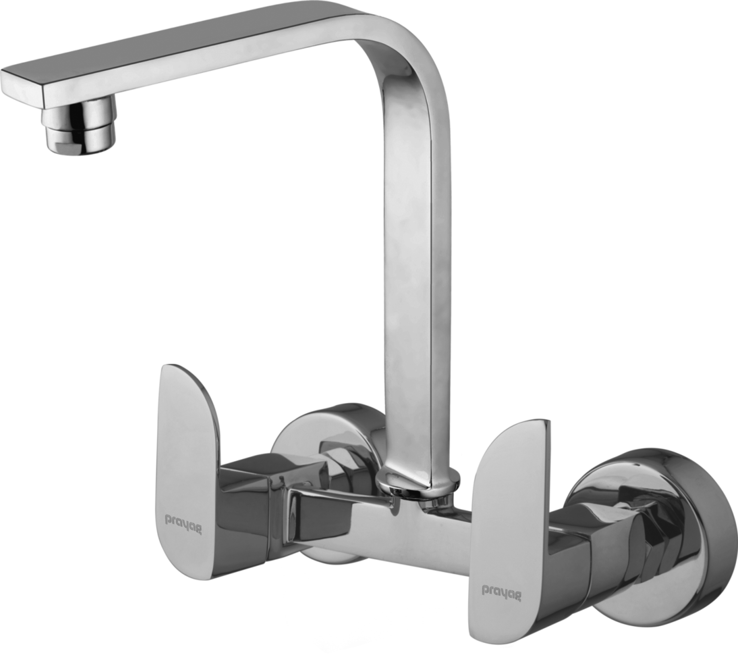 Silver Sink Mixer With Regular Spout W-m