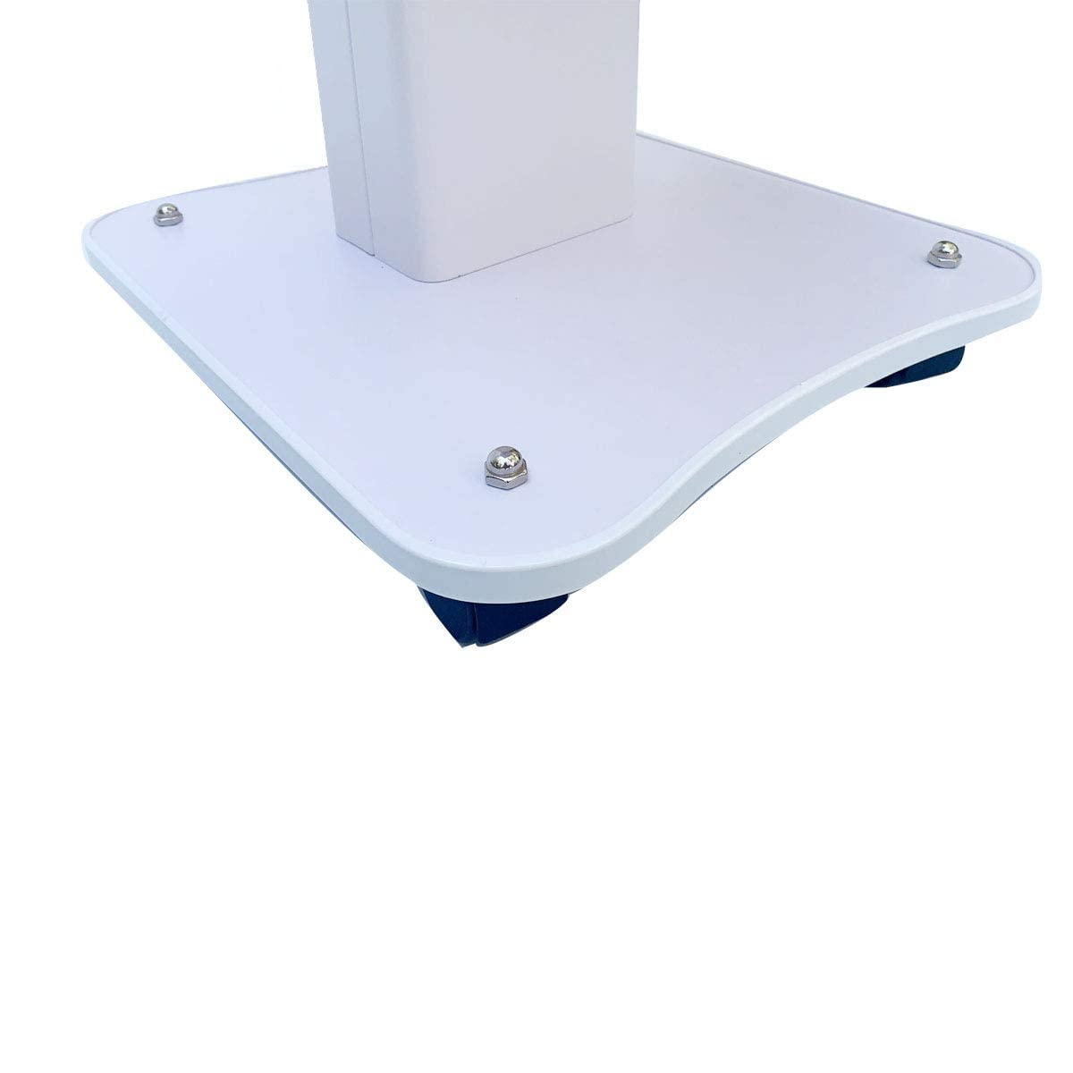 Plastic Trolley Movable With Storage Tray & Wheels For Physiotherapy Machines