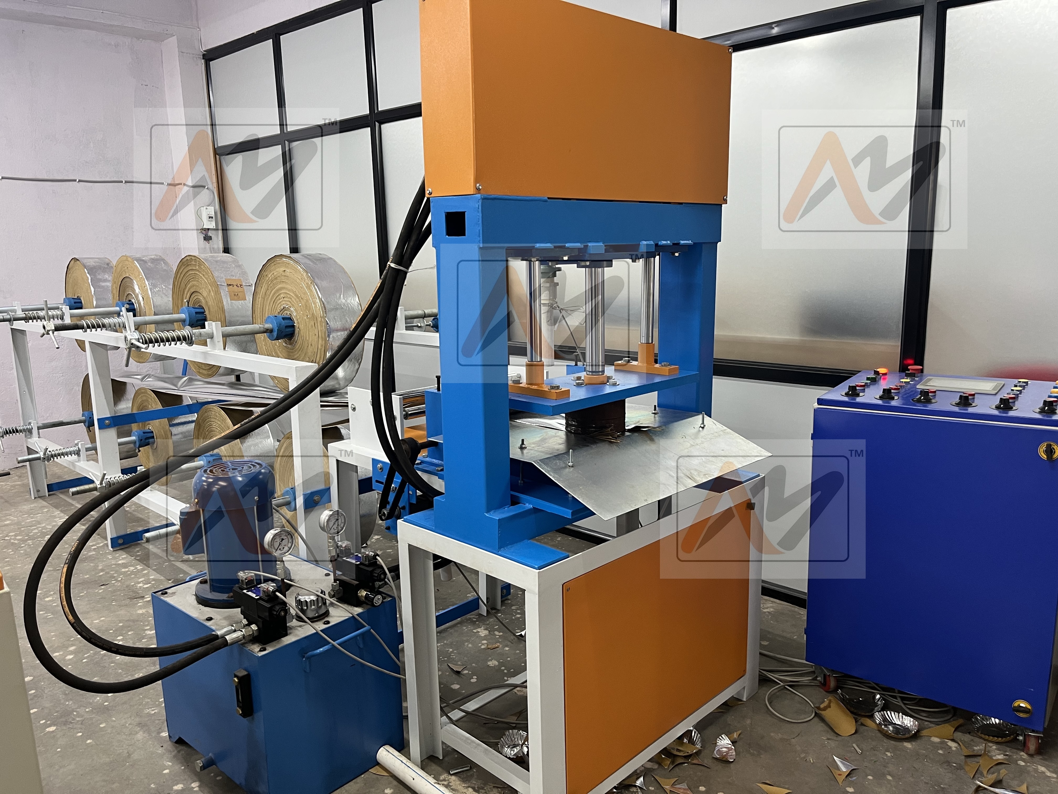 Automatic Paper Thali And Wrinkle Plate Making Machine