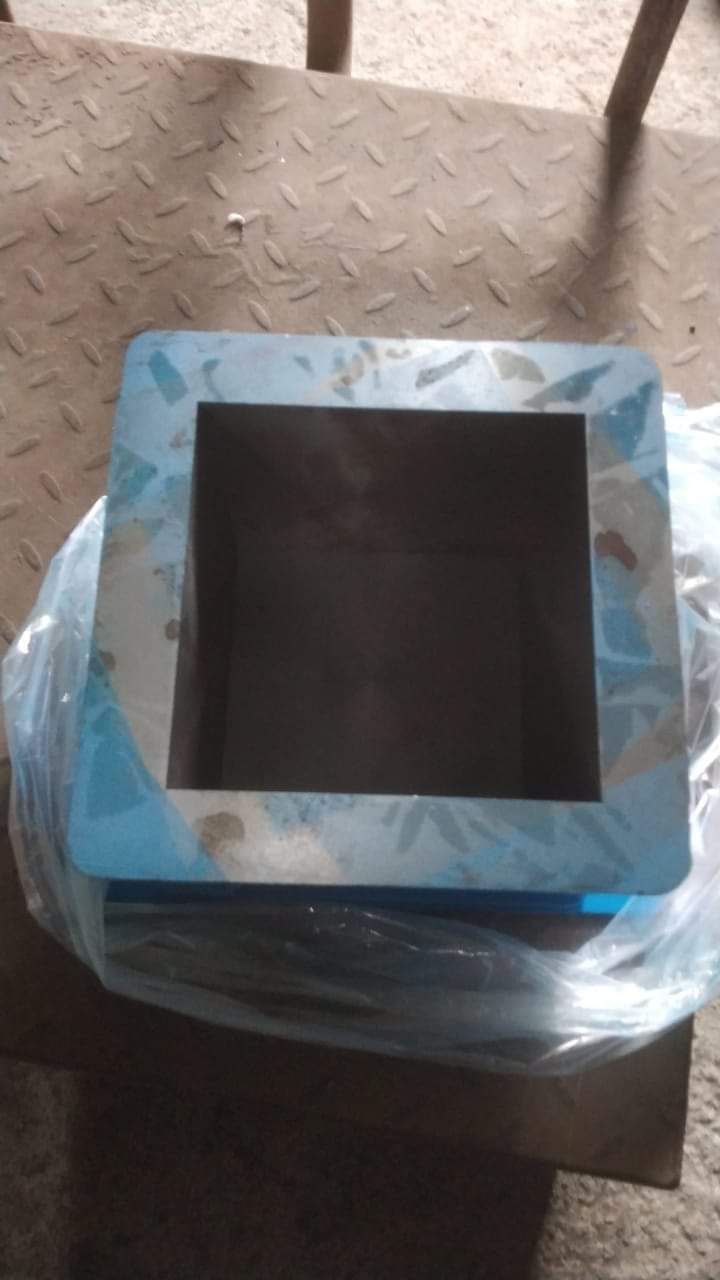 Mild Steel Cube Moulds - 150 X 150 X 150 Mm | High Quality, Blue Color, 7-8 Kg Weight, Ideal For Concrete Testing