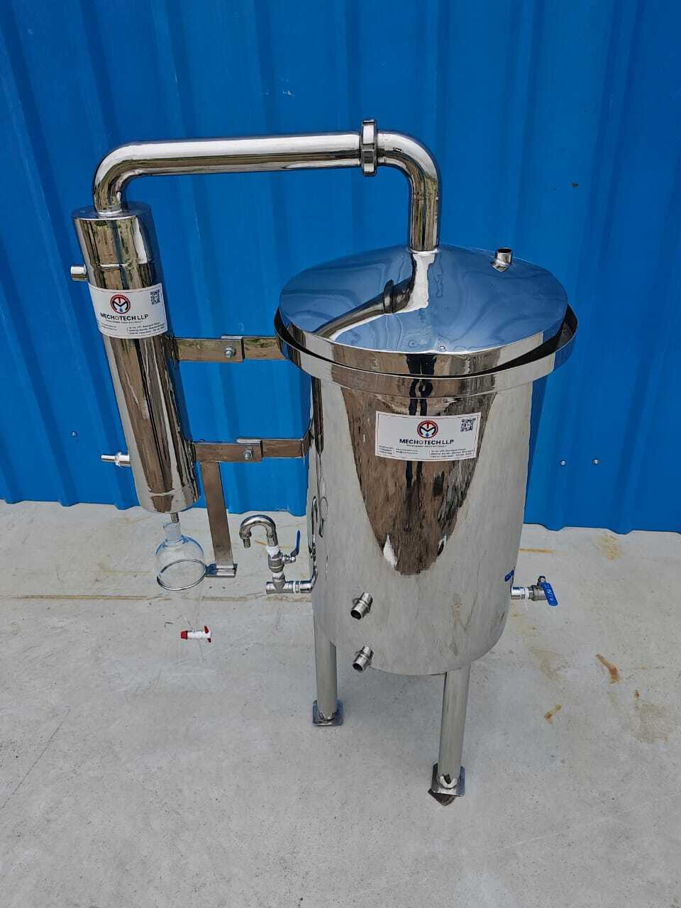 Hydro Distillation Unit For Essential Oils
