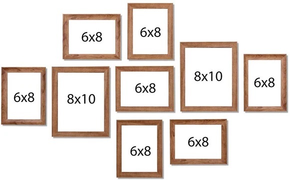 Multi-colored Picture Collage Pvc Photo Frames - Color: Any