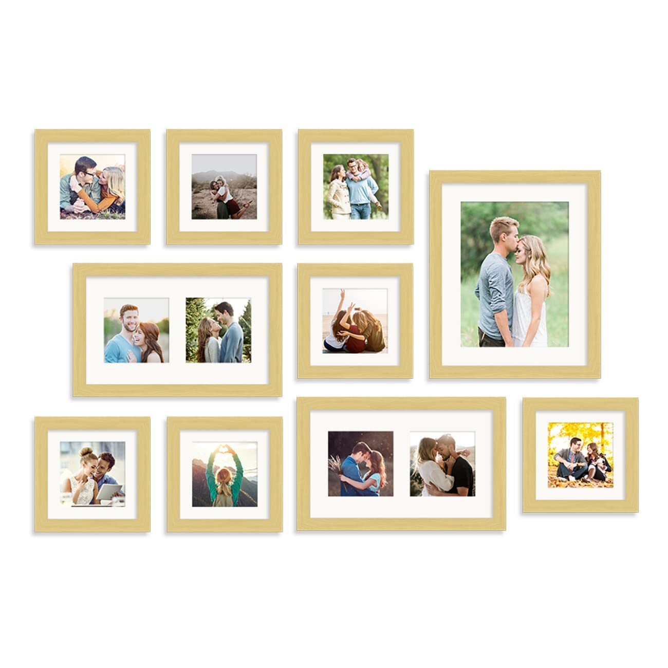 Multi-colored Picture Collage Pvc Photo Frames - Color: Any
