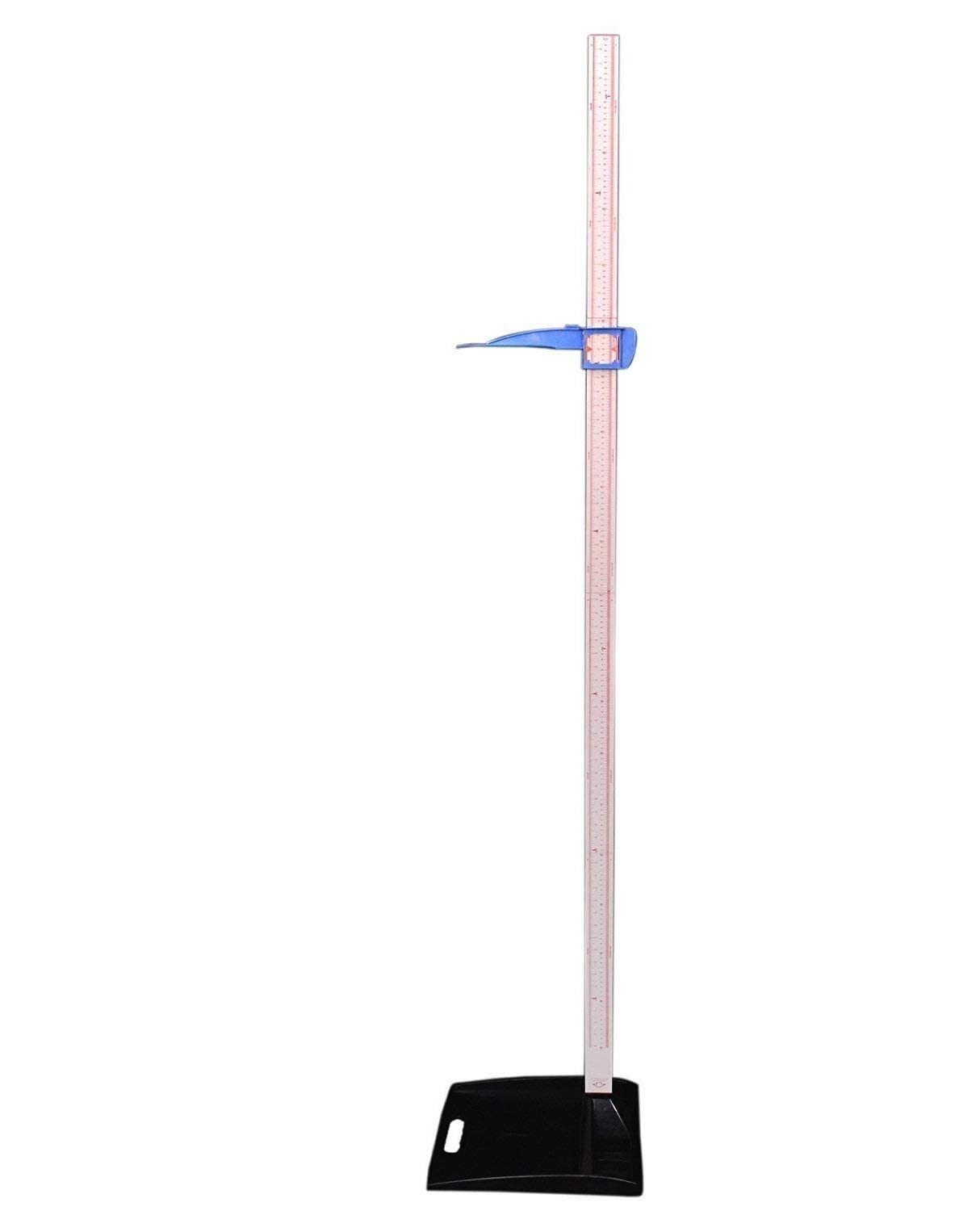 Plastic Height Measuring Scale Stadiometer - 200 Cm Capacity, Rugged & Portable Design, Easy-to-read Multicolor Scale For Accurate Measurement