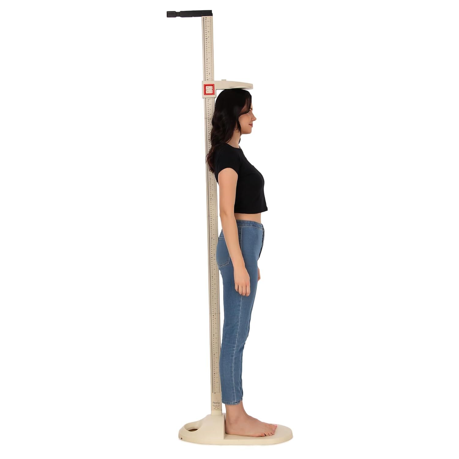 Plastic Height Measuring Scale Stadiometer - 200 Cm Capacity, Rugged & Portable Design, Easy-to-read Multicolor Scale For Accurate Measurement