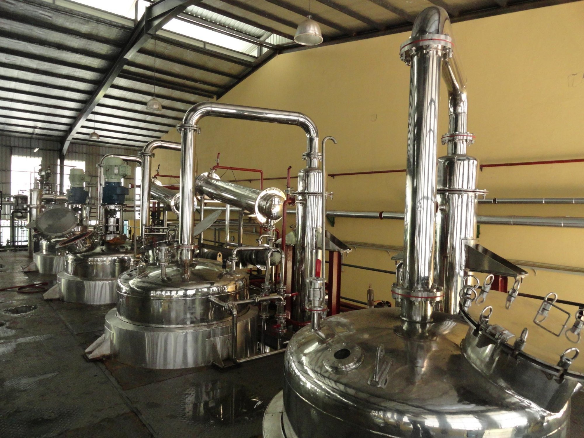 Herbal Extraction Machinery - Stainless Steel, Manual Control System | Non-automatic Solvent And Herbal Extraction Plant