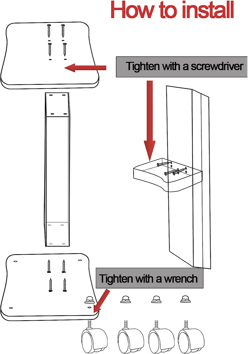 Beauty Salon Trolley With Cable Management System
