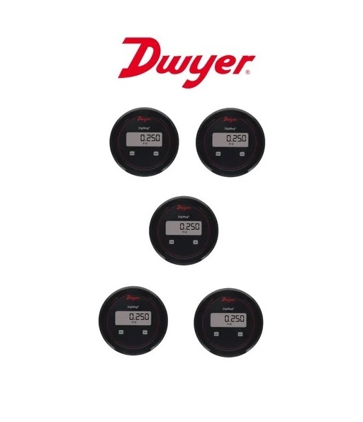Dwyer Dm-004 Digimag Differential Pressure Transmitter Range 0-1 Inch Wc