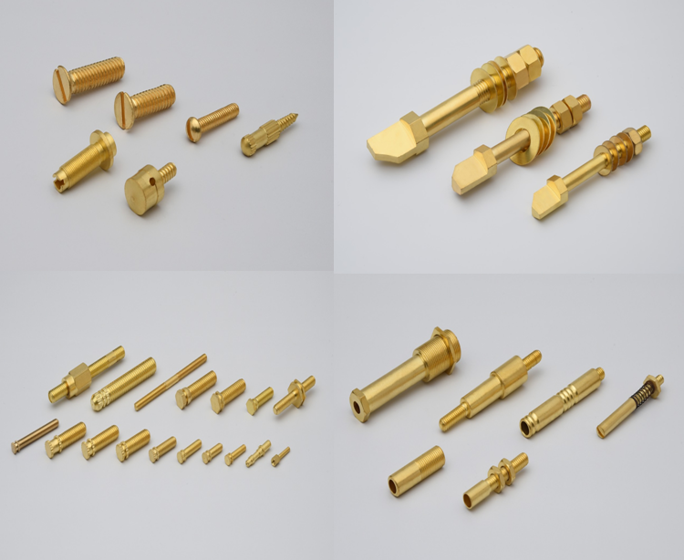 Brass Precision Components - Polished Brass Material , Various Sizes Available, Smooth Finish, 0.05 Micrometers Tolerance, Corrosion Resistant