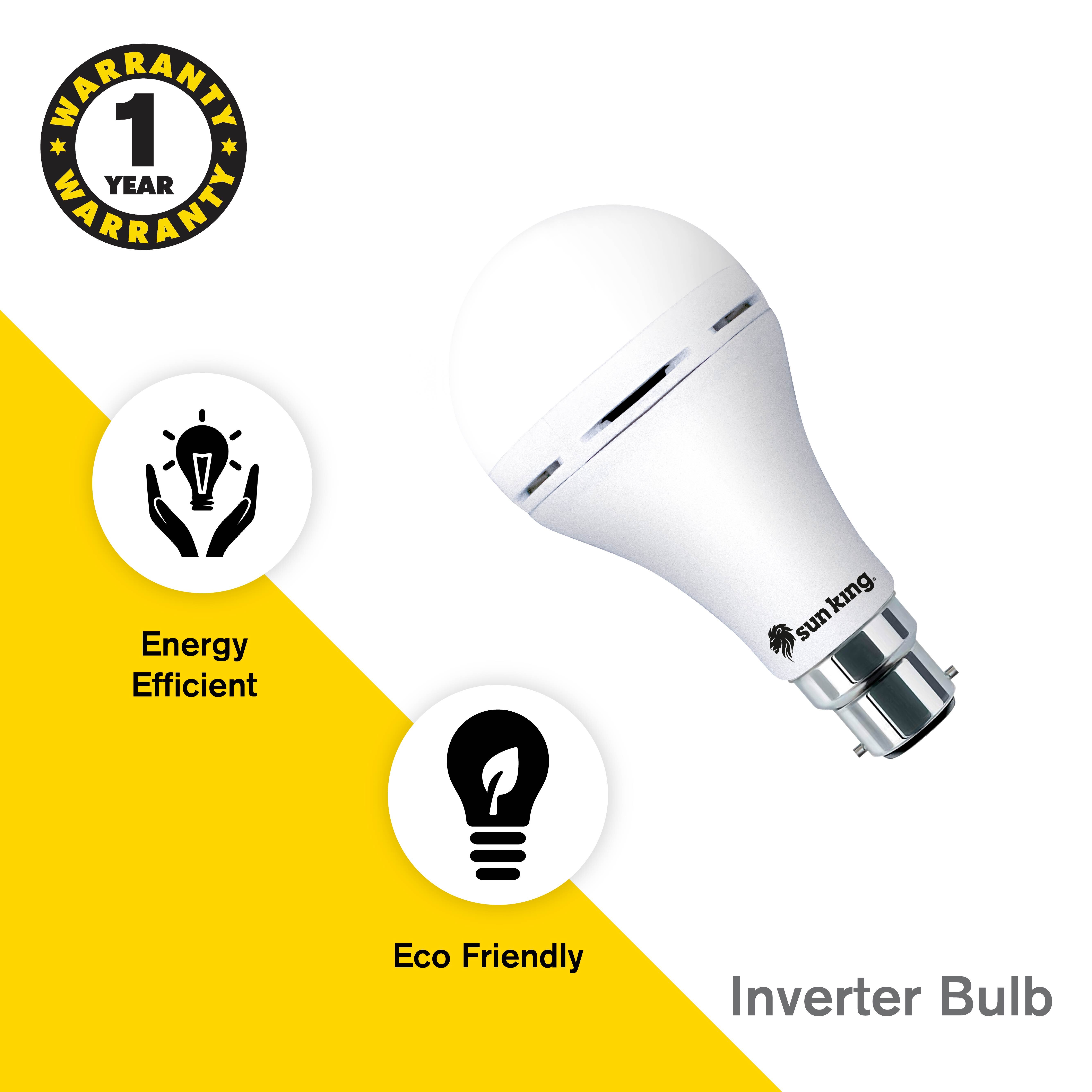 Rechargeable Inverter Bulb - Color: White