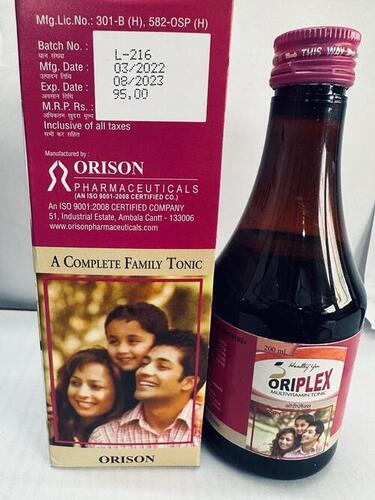 Multivitamin Syrup - 200 ml Liquid Health Supplement | Suitable for All, Supports Brain Development and Eye Health