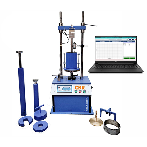 Digital California Bearing Ratio-Cbr Test Apparatus - Material: Stainless Steel