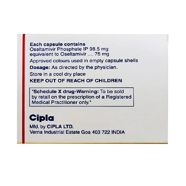 Antiflu 75mg Capsule - Drug Type: General Medicines