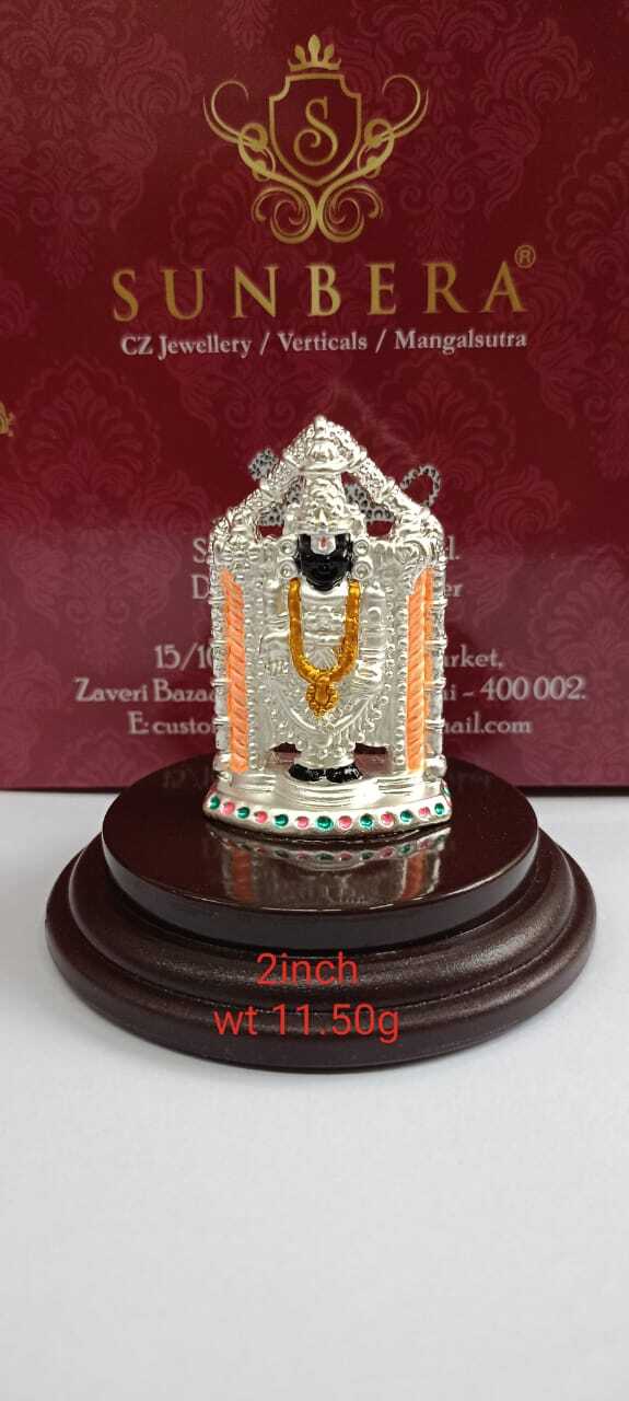 New Design 92.5 Silver Shree Tirupati Balaji Statue (Murti)