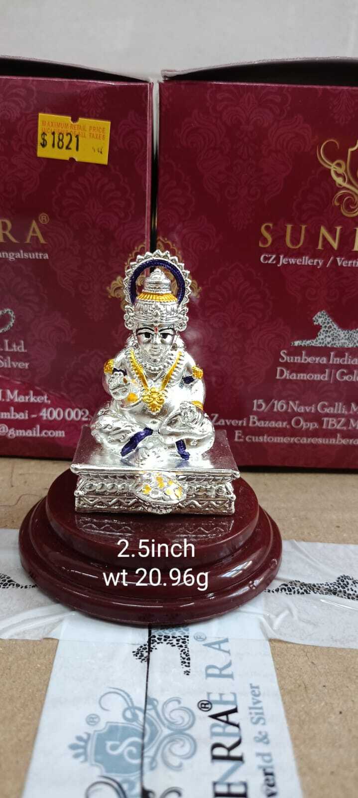 New Design 92.5 Silver Shree Tirupati Balaji Statue (Murti)