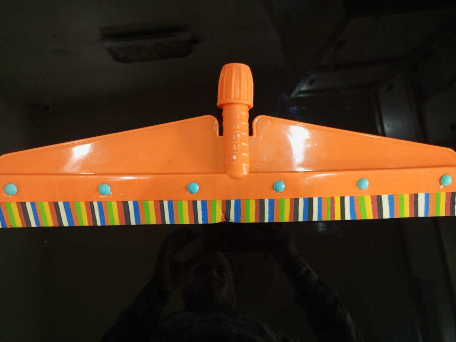 Wet & Dry Floor Squeegee - Strong Build, 16 Inch Multicolor Design | Ideal For Halls, Bathrooms, Kitchens & More
