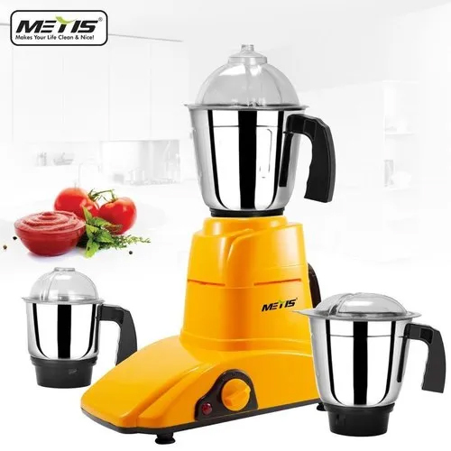 Metis 750 W पीला मिक्सर ग्राइंडर सेट