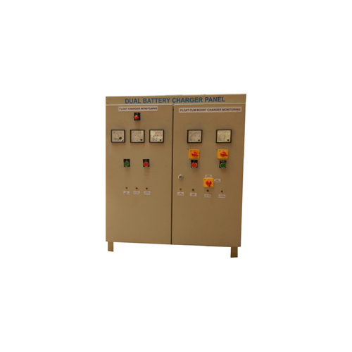 Dual Battery Charger Panel - Base Material: Metal Base