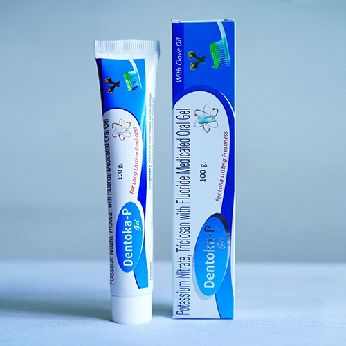 100G Potassium Nitrate Triclosan With Fluoride Medicated Oral Gel - Brush Attributes: Soft On Gums