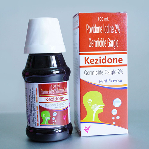 100Ml Povidone Iodine 2% Mint Flavour Germicide Gargle - Storage Instructions: Cool Place