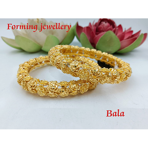 Ladies Bala Bangles - Color: Golden
