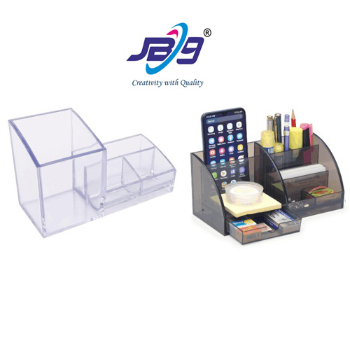 Jb9 Elite Pen Tray - Plastic Material | Standard Size, Ideal For Office And Home Use