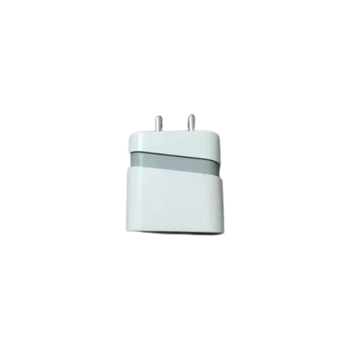 Mobile Charger Dock Adapter - ABS Material, White Color | Compatible with Most Mobile Devices, Includes Warranty for Assurance