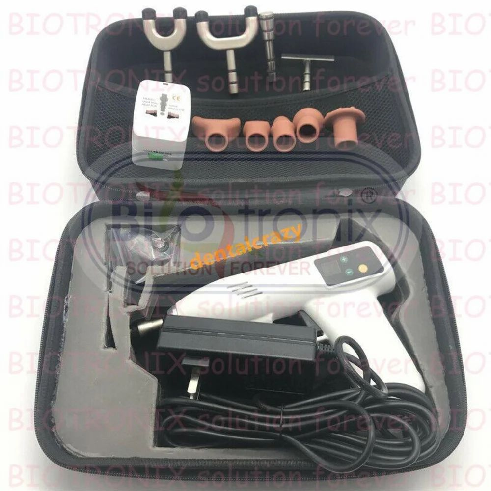 Exercise Equipment Chiro Gun 400 N Digital Electrical 4 Gear 4 Levels 6 Heads, For Handheld Chiropractic Device - Electricity Consumption: 220 Volt (V)