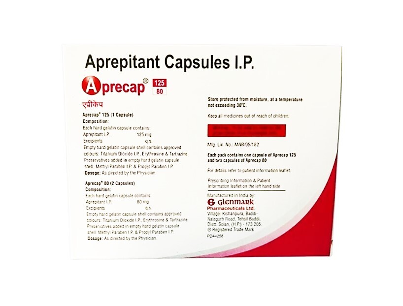 Aprecap 125mg Tablet - Drug Type: General Medicines