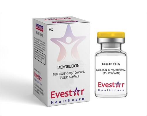 Doxorubicin - Injectable Solution 10 Mg/10 Ml & 20 Mg/20 Ml | Anti-cancer Treatment, Liquid Form, Storage In Dry Place, 100 Per Box